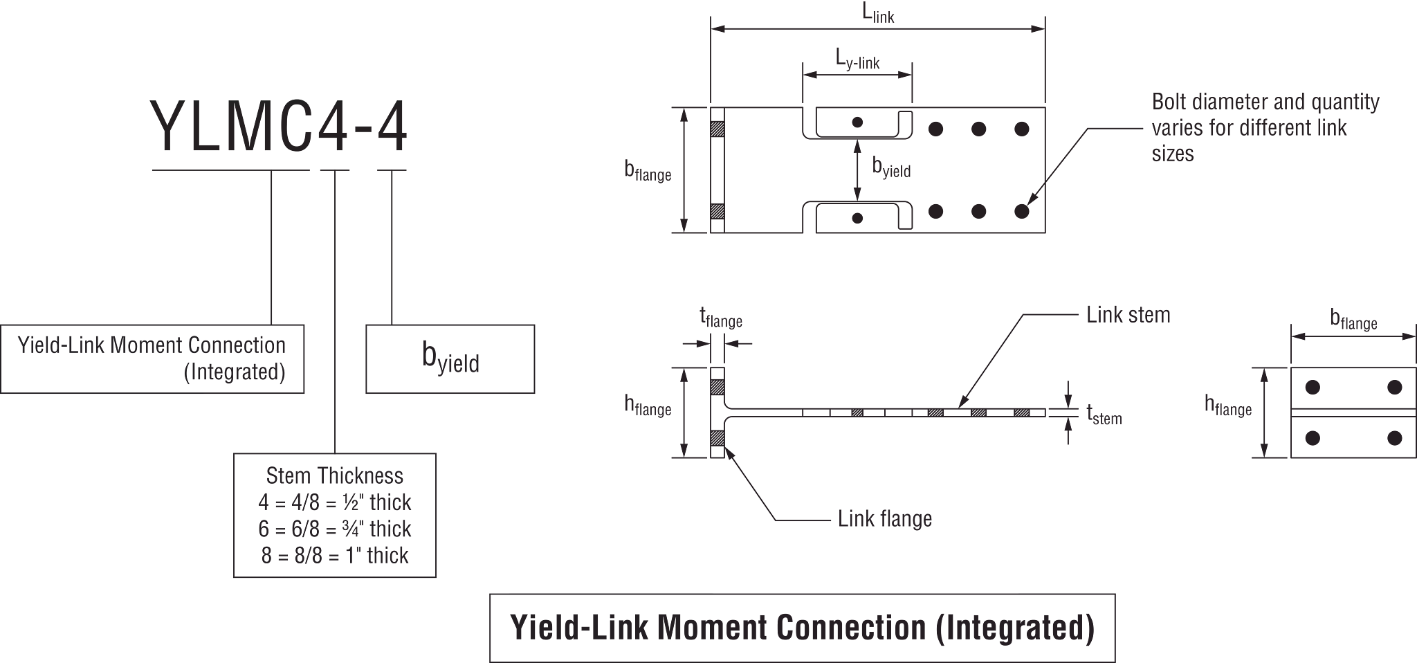 Yield Link Moment Connection (Integrated)