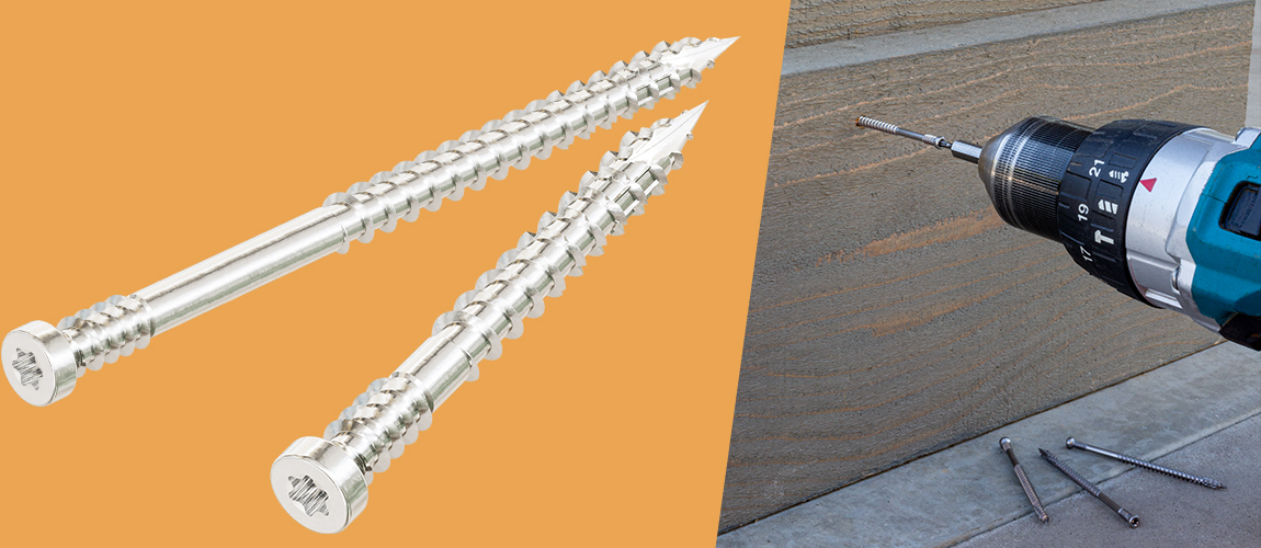 Our New Finish Trim Fastener, Now Available in Stainless Steel